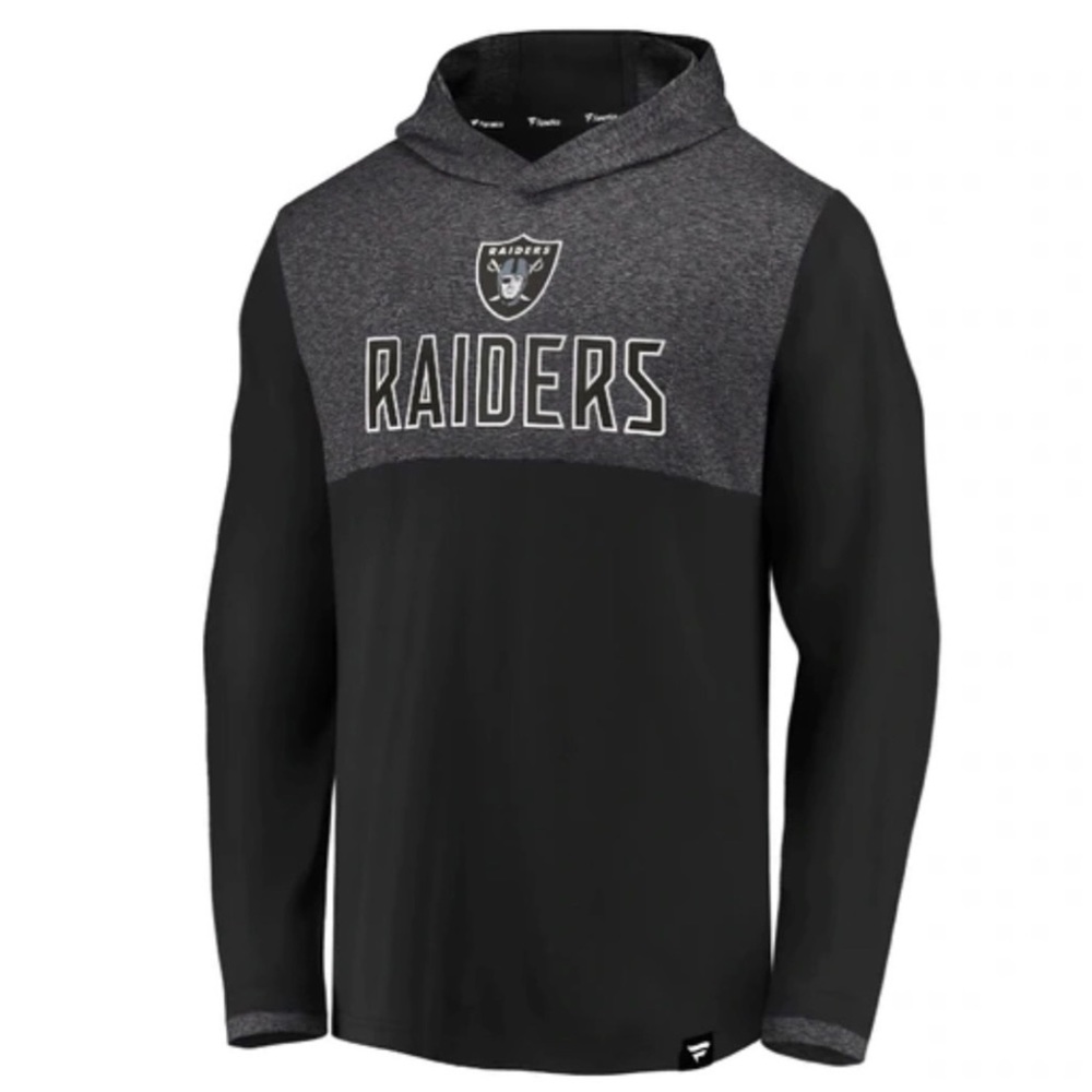 Raiders black iconic lightweight hood